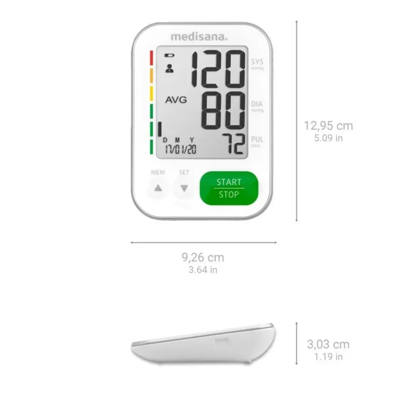 Medisana BU 565 tensiómetro de brazo (blanco)