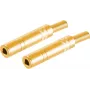 Conector de cable ShiverPeaks BS50800-G2 6,3 mm oro hembra 2 uds.