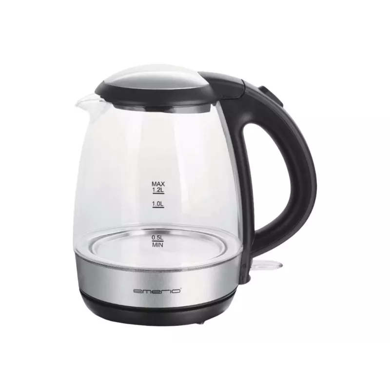 Hervidor de agua Emerio 1,2L 2200W vidrio
