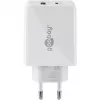 Goobay Dual USB-C™ PD (Power Delivery) Cargador Rápido (30 W) (61674)