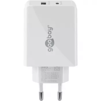 Goobay Dual USB-C™ PD (Power Delivery) Cargador Rápido (30 W) (61674)