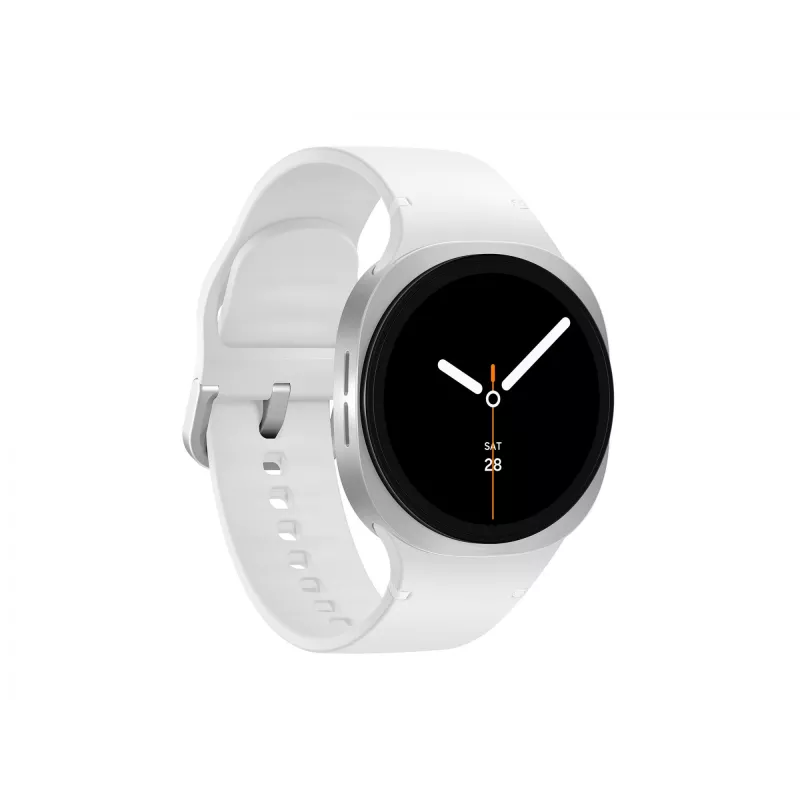 Samsung Galaxy Watch 8 3,3 cm (1,3 inch) AMOLED 40 mm digital 438 x 438 píxeles pantalla táctil 4G plata Wi-Fi GPS (satélite)