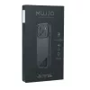 Mujjo Full Leather Case MagSafe funda para iPhone 17 Pro gris