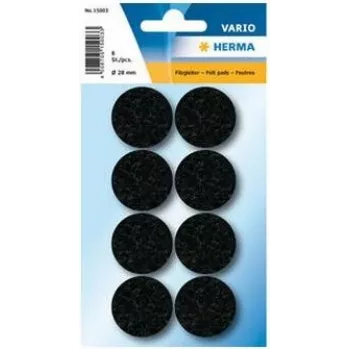Protectores de suelo para muebles HERMA 15003 redondos 8 unidades