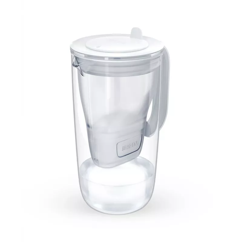 Brita Glass+1 Maxtra Pro Pure Performance jarra filtrante de cristal, 2,5 l totales / 1,5 l filtrados, apta para lavavajillas, gris