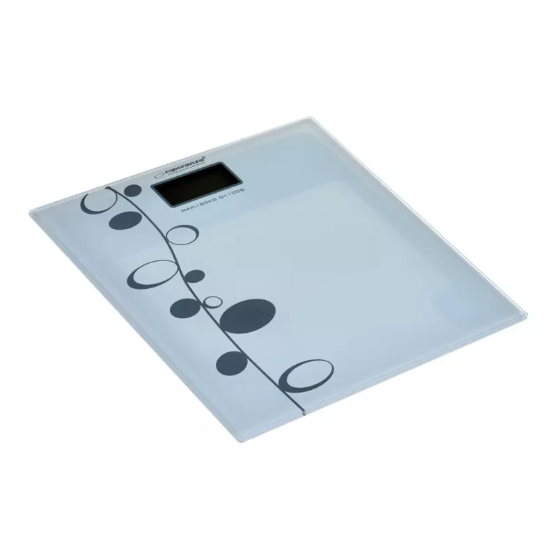 Báscula de baño Esperanza Zumba EBS005 - electrónica, 180 kg, cristal blanco