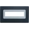H-Tronic FR 216 Marco frontal para pantalla LC 16 x 2, negro