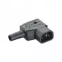 Conector macho C14 de alimentación Bachmann 915.172 negro