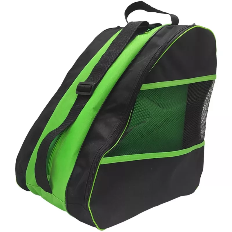 Patines en línea Muuwmi 682 talla ajustable 33–36 verde/negro con set de protecciones