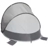 Tienda de campaña tipo cúpula/iglú High Peak Calobra 80 — gris, 2000×1200×900 mm, suelo de poliéster, varillas de fibra de vidrio