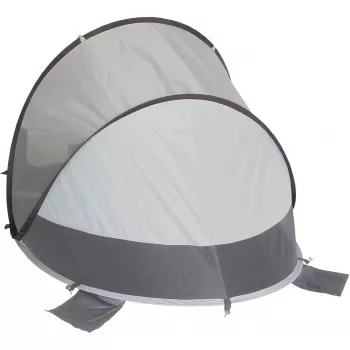 Tienda de campaña tipo cúpula/iglú High Peak Calobra 80 — gris, 2000×1200×900 mm, suelo de poliéster, varillas de fibra de vidrio