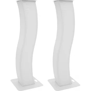 Soporte de escenario EUROLITE 32000060 150 cm curvado con funda y bolsa, blanco