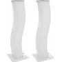 Eurolite 32000060 2x Stage Stand 150 cm, curvo, con funda y bolsa, blanco