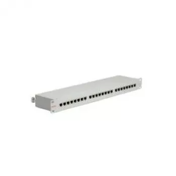 ROLINE 48,30cm (19) panel de conexiones 1 U, 24 puertos, Cat.5e, gris (26.11.0329)