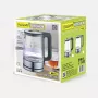 Hervidor de agua Maestro MR-053 1,7 l 2200 W cuerpo de cristal negro con indicador de nivel de agua