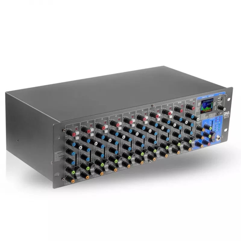 RM12 FX - Mezclador analógico con Bluetooth DSP EQ MP3 Phantom, 12 canales