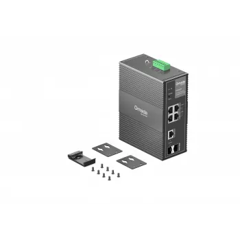 Switch de red TP-Link IES206GPP gestionado Gigabit Ethernet (10/100/1000) Power over Ethernet (PoE) negro
