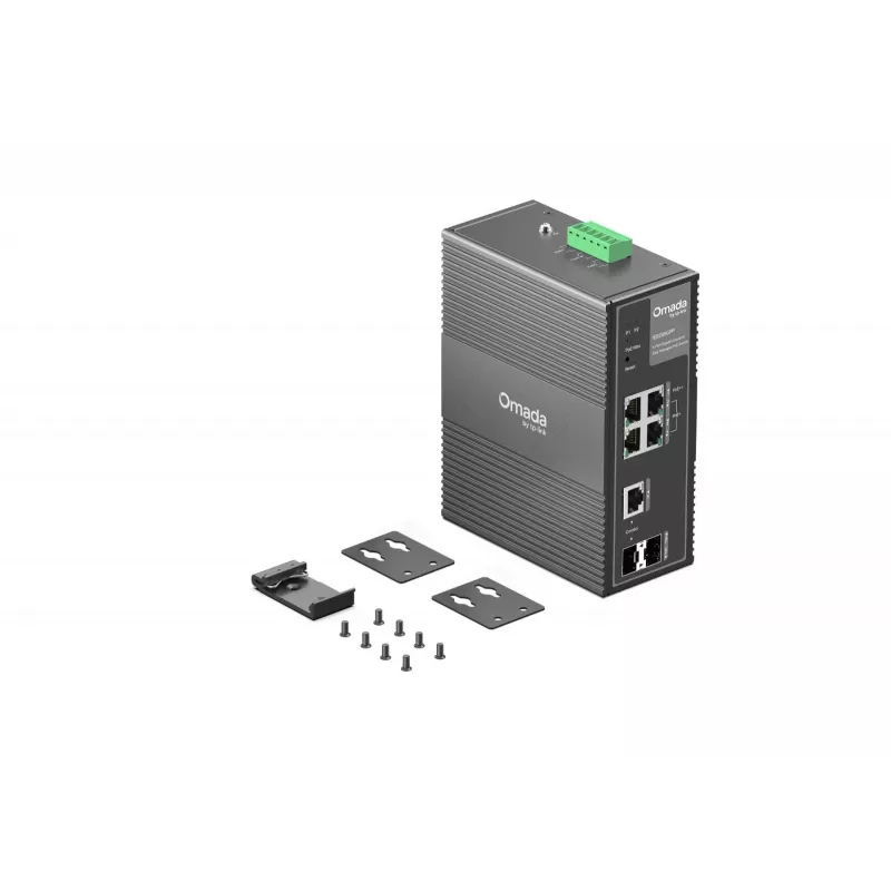 Switch de red TP-Link IES206GPP gestionado Gigabit Ethernet (10/100/1000) Power over Ethernet (PoE) negro
