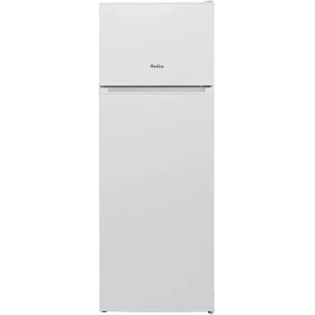 Frigorífico combi AMICA FD2355.4(E) — 235 L, congelador arriba, blanco, R600a, independiente, 1450×540×570 mm