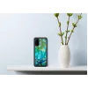 Funda protectora iKins para Samsung Galaxy S20 — diseño negro Water Lilies