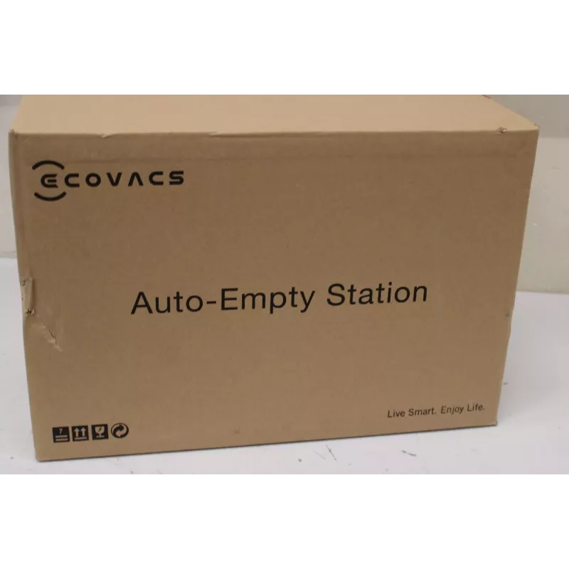 Estación de vaciado automático Ecovacs CH1918 para OZMO T8 N8 T9 — blanca, incluye 2 bolsas de polvo