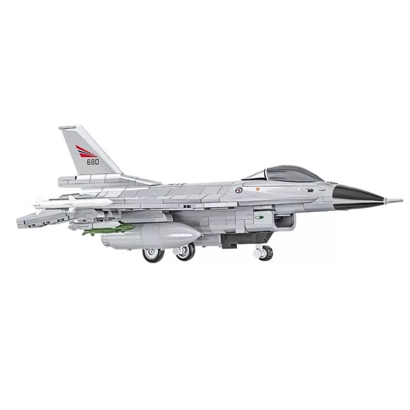 Set de construcción Cobi F-16AM Fighting Falcon, 495 piezas, maqueta a escala