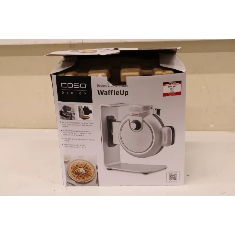 Gofrera Caso WaffleUp 800 W Acero inoxidable — 800 W de potencia, gofrera eléctrica de sobremesa