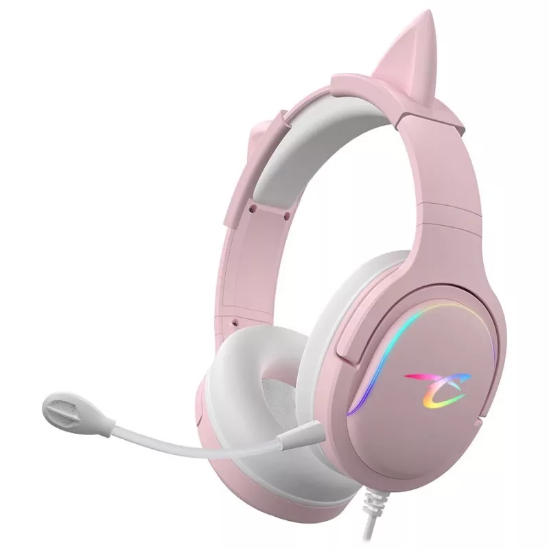 Auriculares Subsonic Spectra LED Gaming Headset Sweety rosa