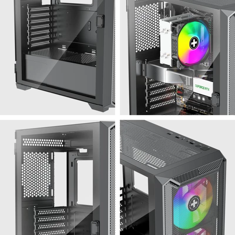 Caja|XILENCE|ATX/micro ATX/Mini-ITX|Negro|Torre Midi|PC|XG161