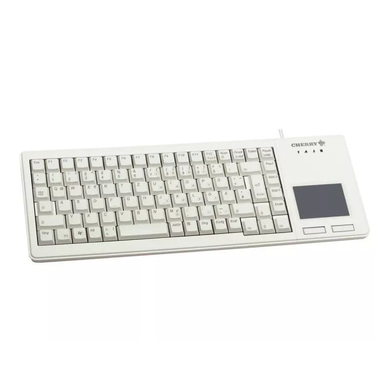 Teclado con touchpad CHERRY XS universal USB QWERTY US inglés gris