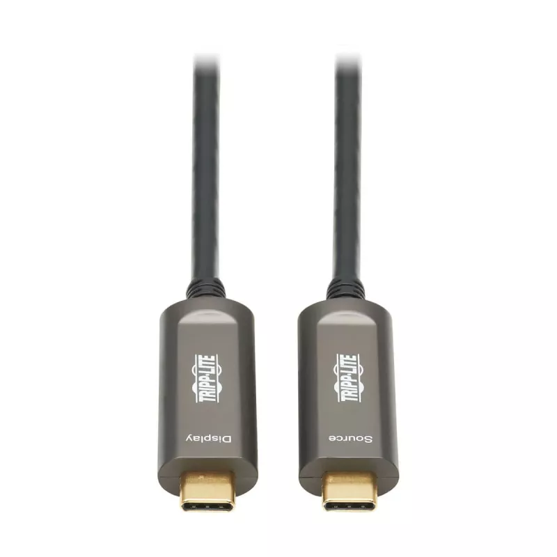 Tripp Eaton Tripp Lite Series Cable de fibra óptica activo (AOC) USB-C a USB-C con certificación plenum