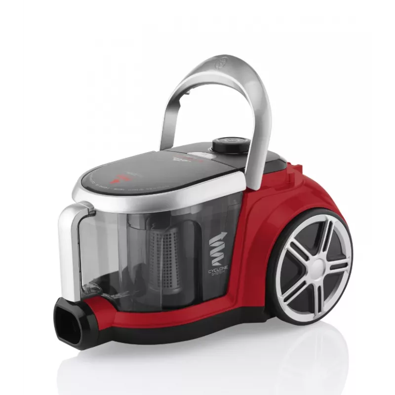 ETA | Aspirador | ETA351790000 Stormy Turbo | Sin bolsa | Potencia 800 W | Capacidad de polvo 2,2 L | Negro/Rojo