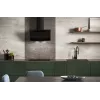 Campana extractora de pared vertical Eco Duo Glas negra