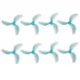 BETAFPV Gemfan 45 mm hélices de tres palas, azules, 8 uds., RD45MM3BL