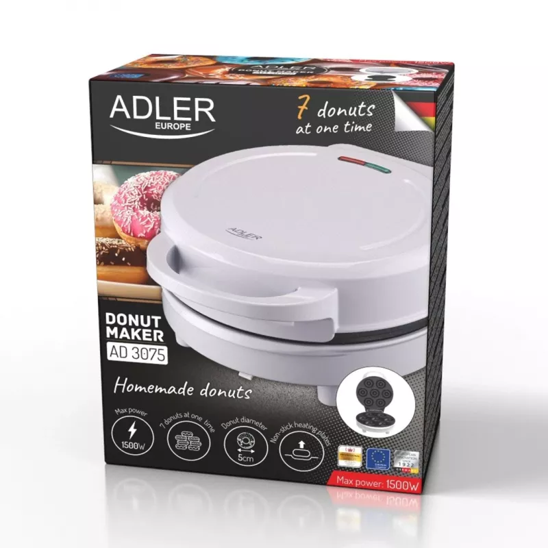 Adler Donut Maker | AD 3075 | Máquina de donuts | 1500 W