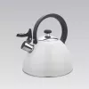 Maestro MR-1302-WG hervidor con silbato para fuego, 2,5 l, blanco