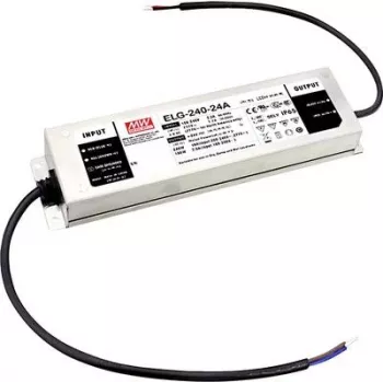 Controlador LED MEAN WELL ELG-240-24-3Y potencia de salida 240 W IP20