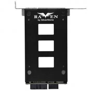 Caja de montaje interno para disco duro SILVERSTONE SST-EXB02 ranura PCI para unidad de 2,5 pulgadas
