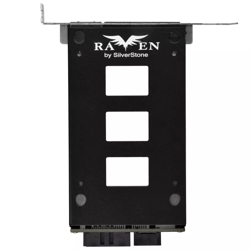Caja de montaje interno para disco duro SILVERSTONE SST-EXB02 ranura PCI para unidad de 2,5 pulgadas