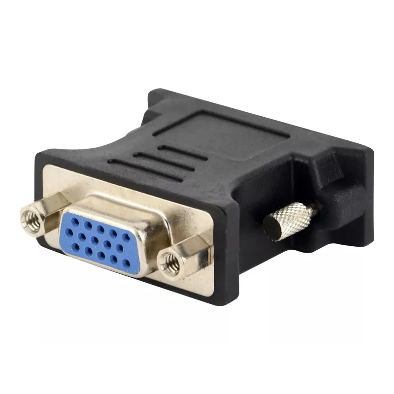 Adaptador DVI-A VGA 15 pines Gembird A-DVI-VGA-BK