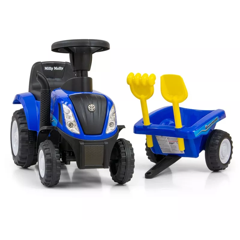Correpasillos milly mally New Holland T7 tractor, modelo 27652, azul