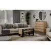Mesa de centro top e shop Topeshop STOLIK KAWOWY ŁAWA MODERN 4P Roble Artisan Czern