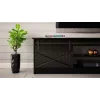 Mueble RTV GRANERO 200x56.7x35 negro/negro brillante