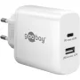 Goobay 65412 Cargador para dispositivos móviles auriculares, portátil, smartphone, tablet Blanco AC Interior