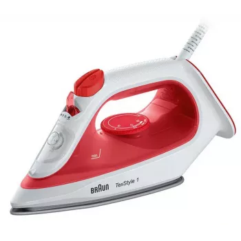 Braun SI 1019 RD Plancha de vapor Suela antiadherente 1900 W Rojo