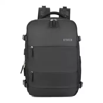 Mochila NOVEEN CTB400 unisex 25 L, poliéster, 40×25×20 cm, negra