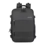 Mochila de viaje de cabina NOVEEN CTB400, 40x20x25 cm, negra