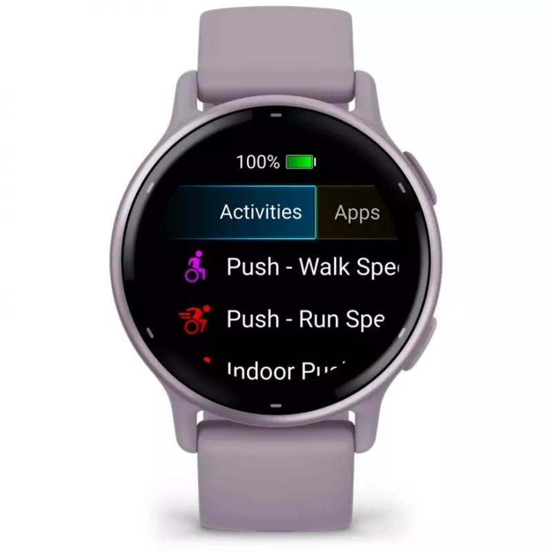 Garmin Vivoactive 5 3,05 cm (1.2) AMOLED Digital 390 x 390 píxeles Pantalla táctil Violeta Wi-Fi GPS (satélite)