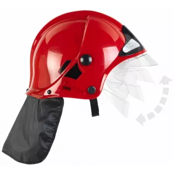 Casco de bombero con cierre rápido