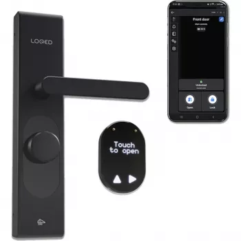 Cerradura electrónica Shelly LOQED – Smart Lock, acabado negro